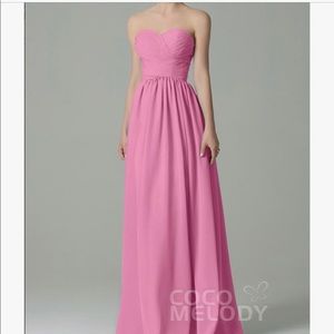 Floor length Bridesmaid Dress, Formal Dress